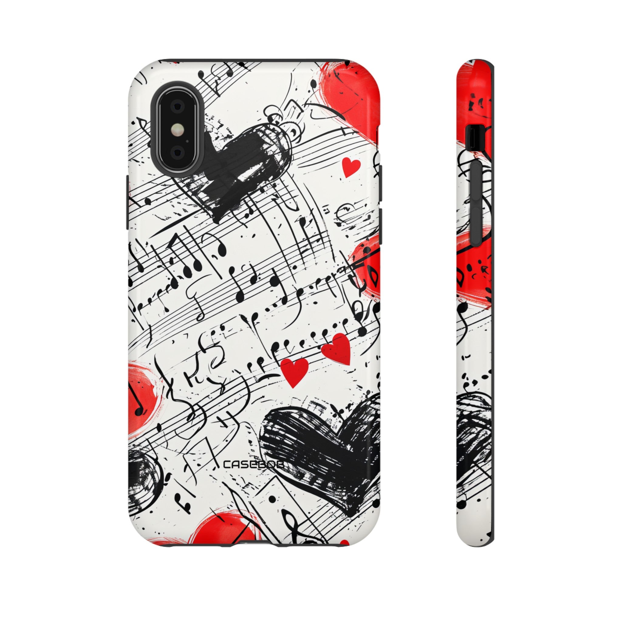 Melodic Love Notes - Protective Pixel Case - Protective Phone Case