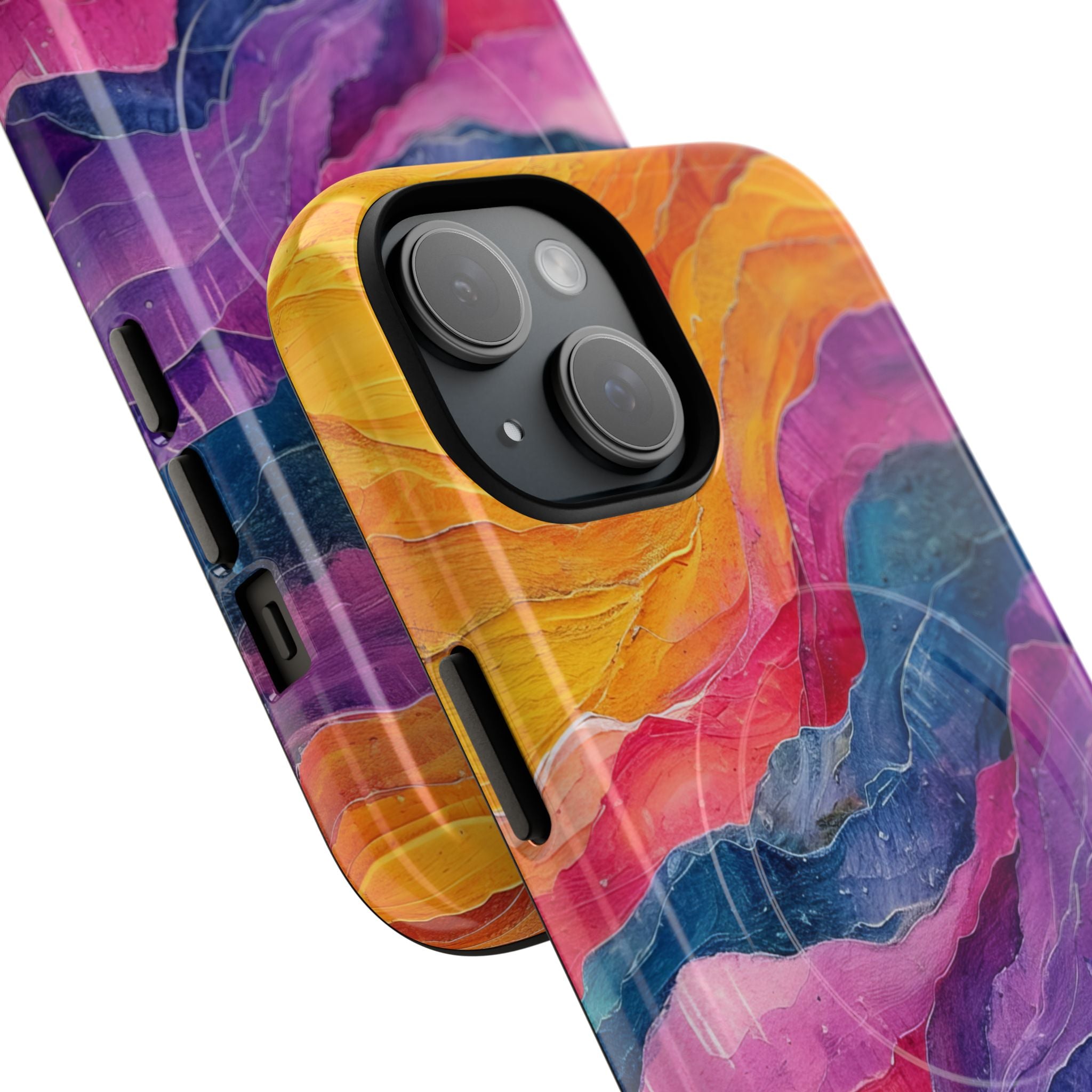 Vibrant Flow iPhone 15 Case - Tough+