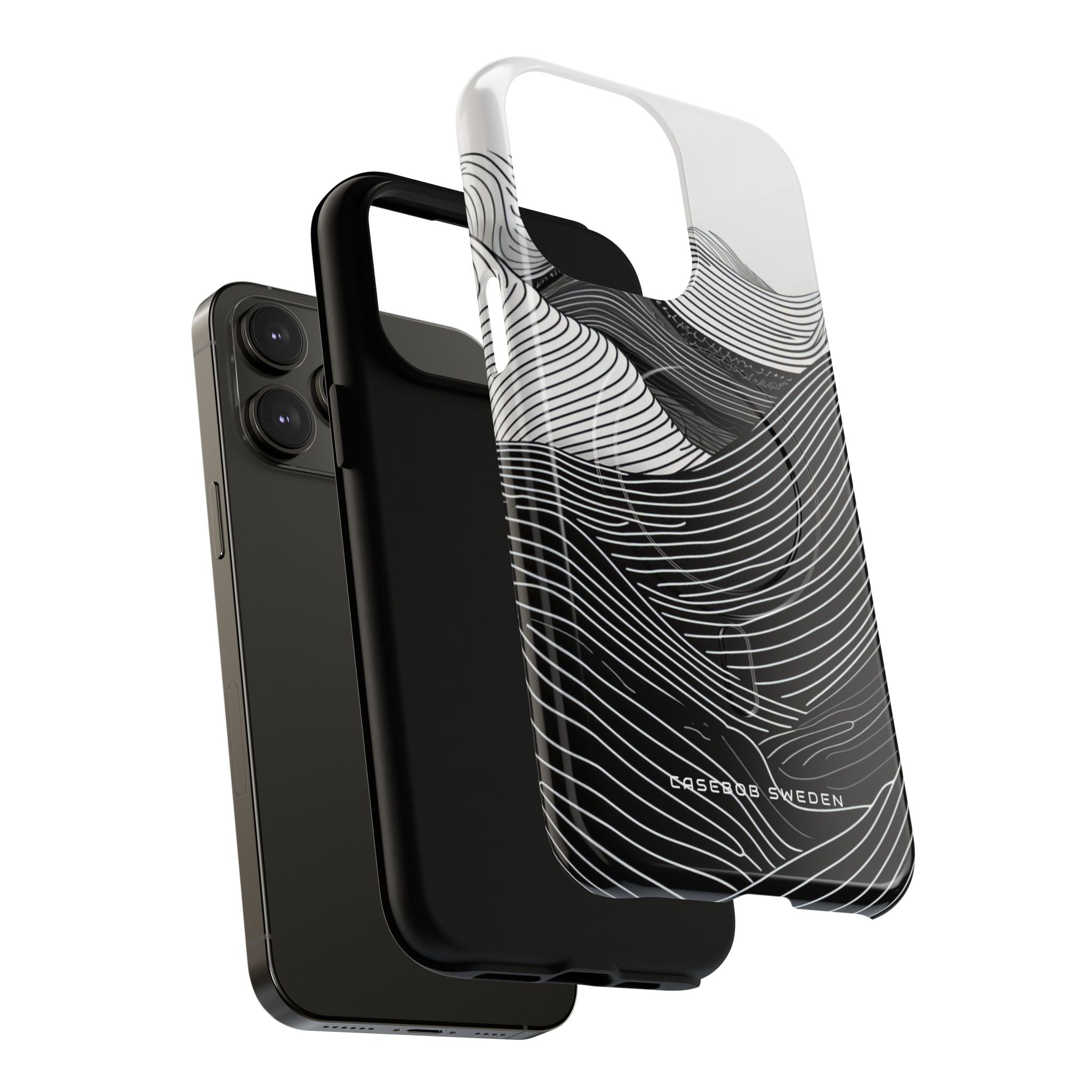 Undulating Horizon Waves iPhone 14 | Tough+ Phone Case