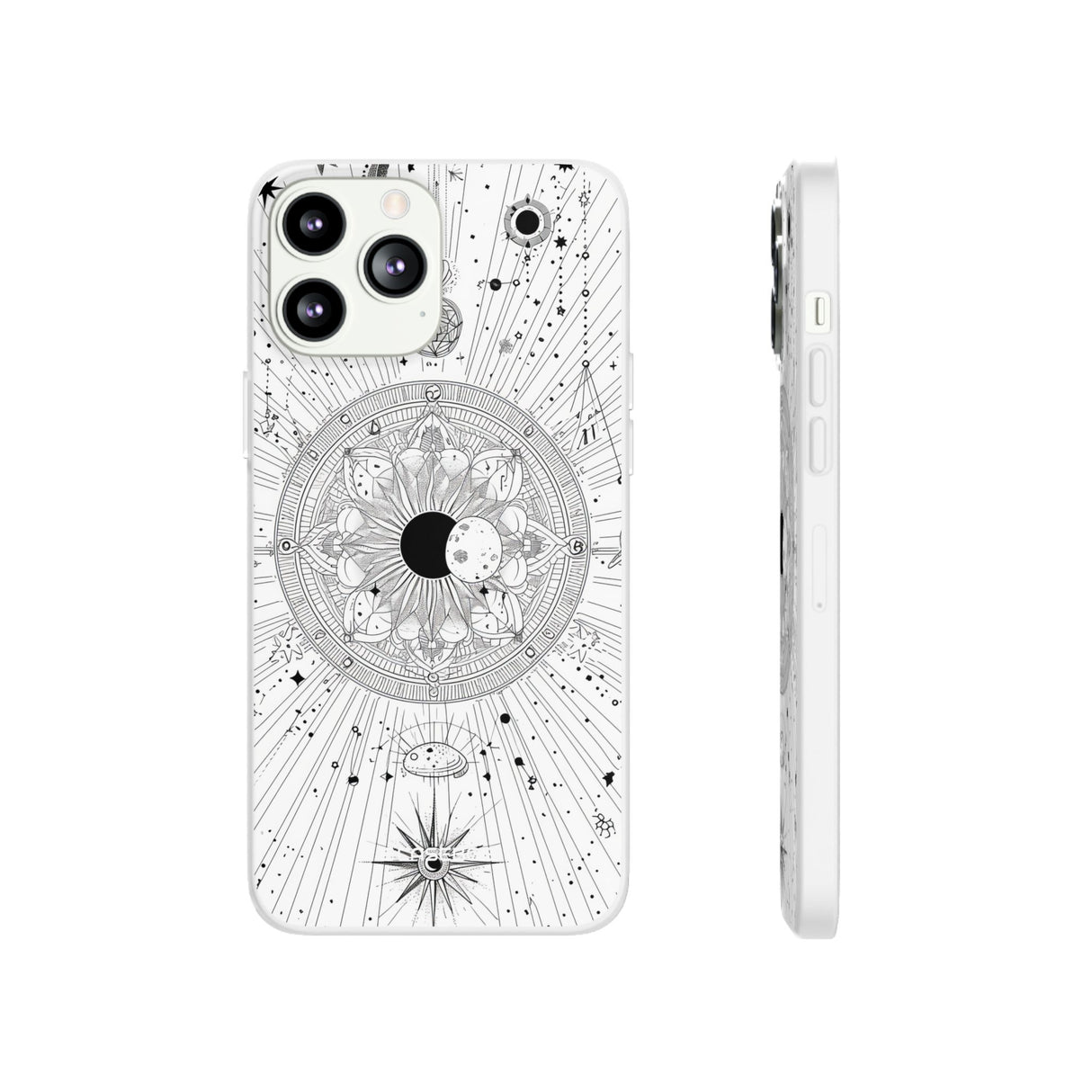 Himmlisches Mandala Mystique | Flexible Handyhülle für iPhone