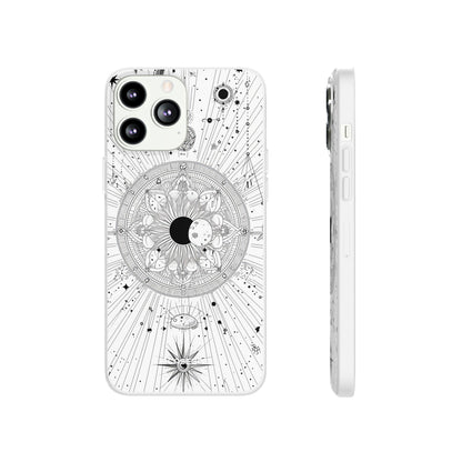 Celestial Mandala Mystique | Flexible Phone Case for iPhone