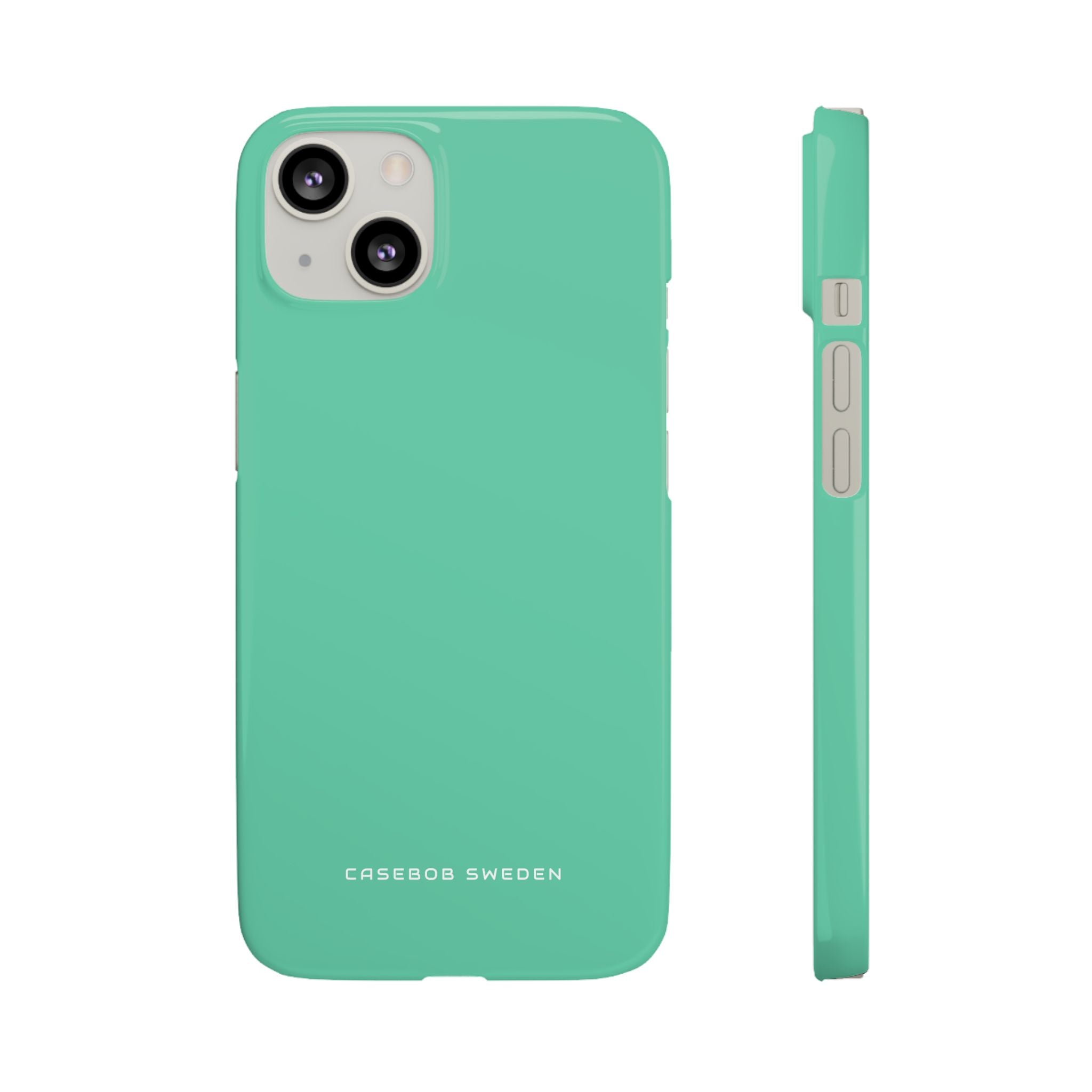 Mittleres Aquamarinblaues iPhone 13 - Schlanke Handyhülle