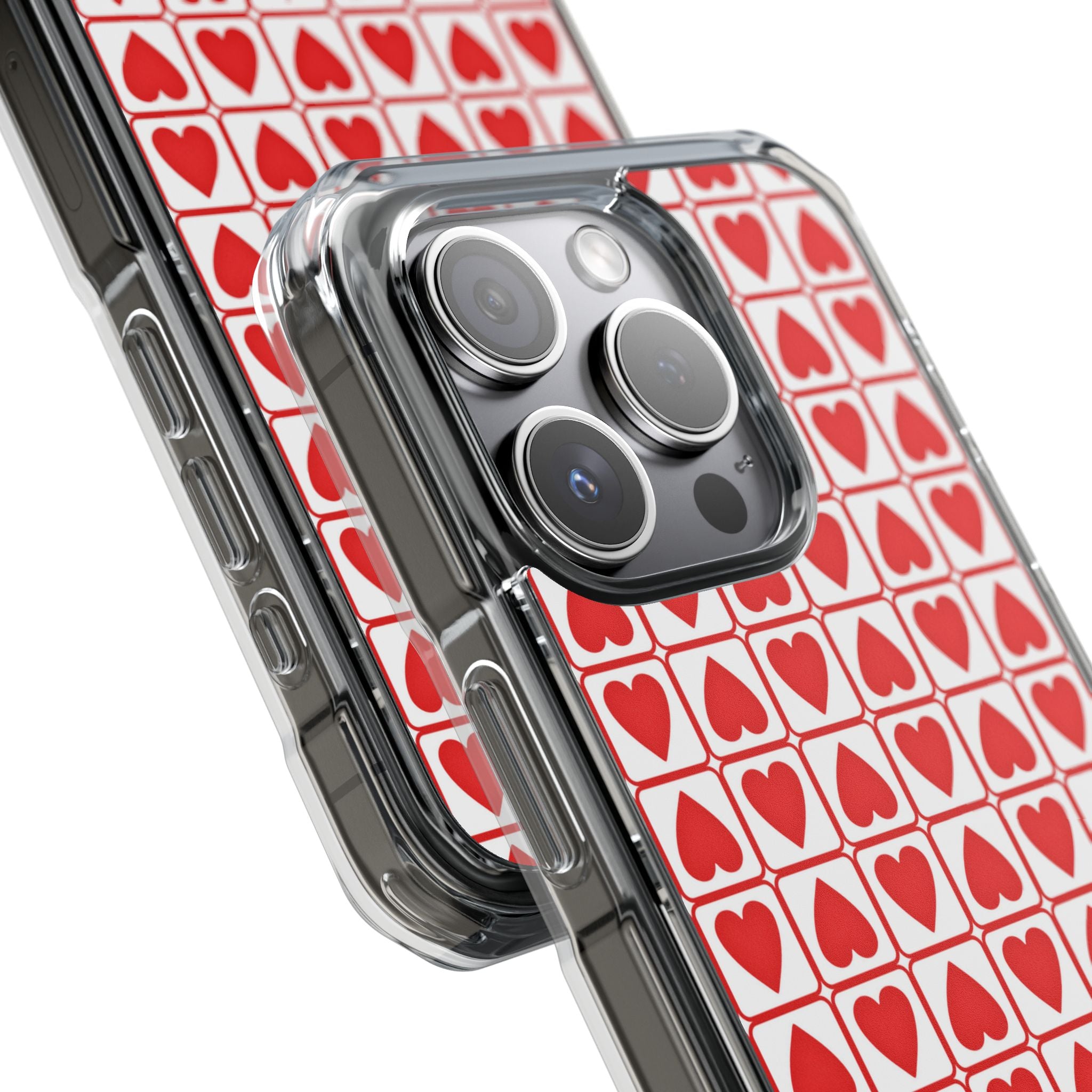 Hearts In Squares iPhone Case - Impact
