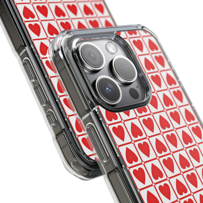 Hearts In Squares iPhone Case - Impact