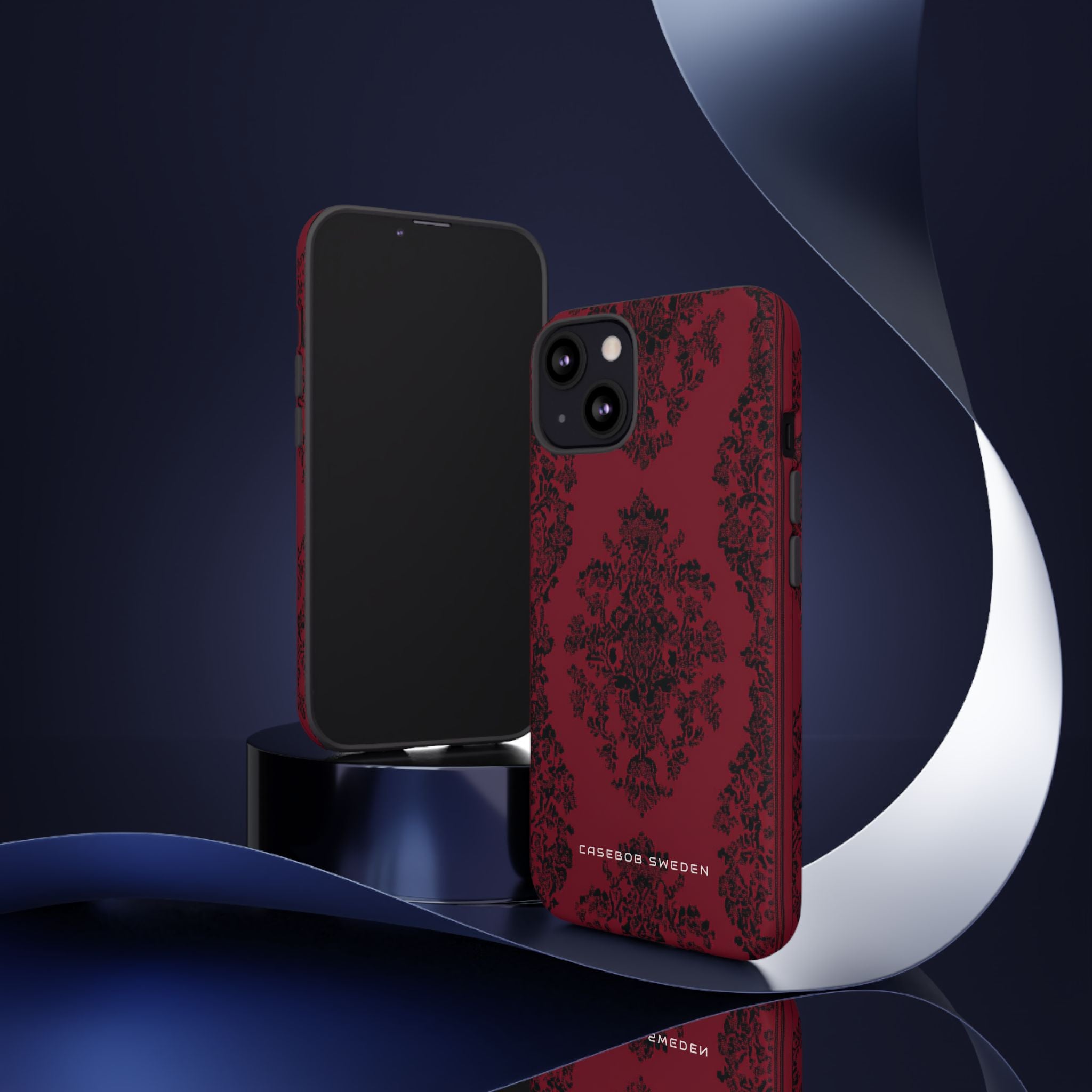 Gothic Crimson Elegance iPhone 13 - Tough Phone Case