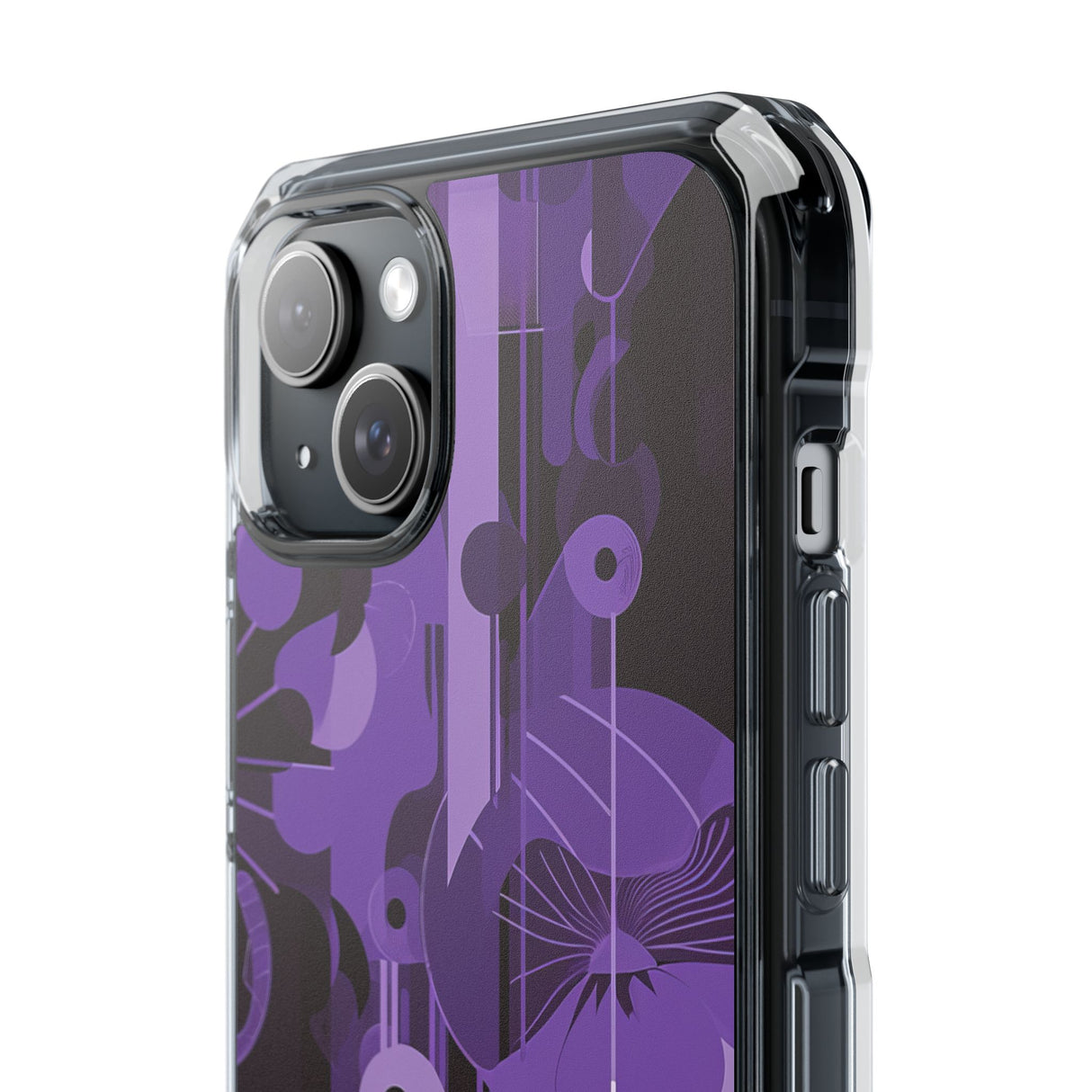 Pantone Ultra Violet | Handyhülle für iPhone (Clear Impact Case – magnetisch) 