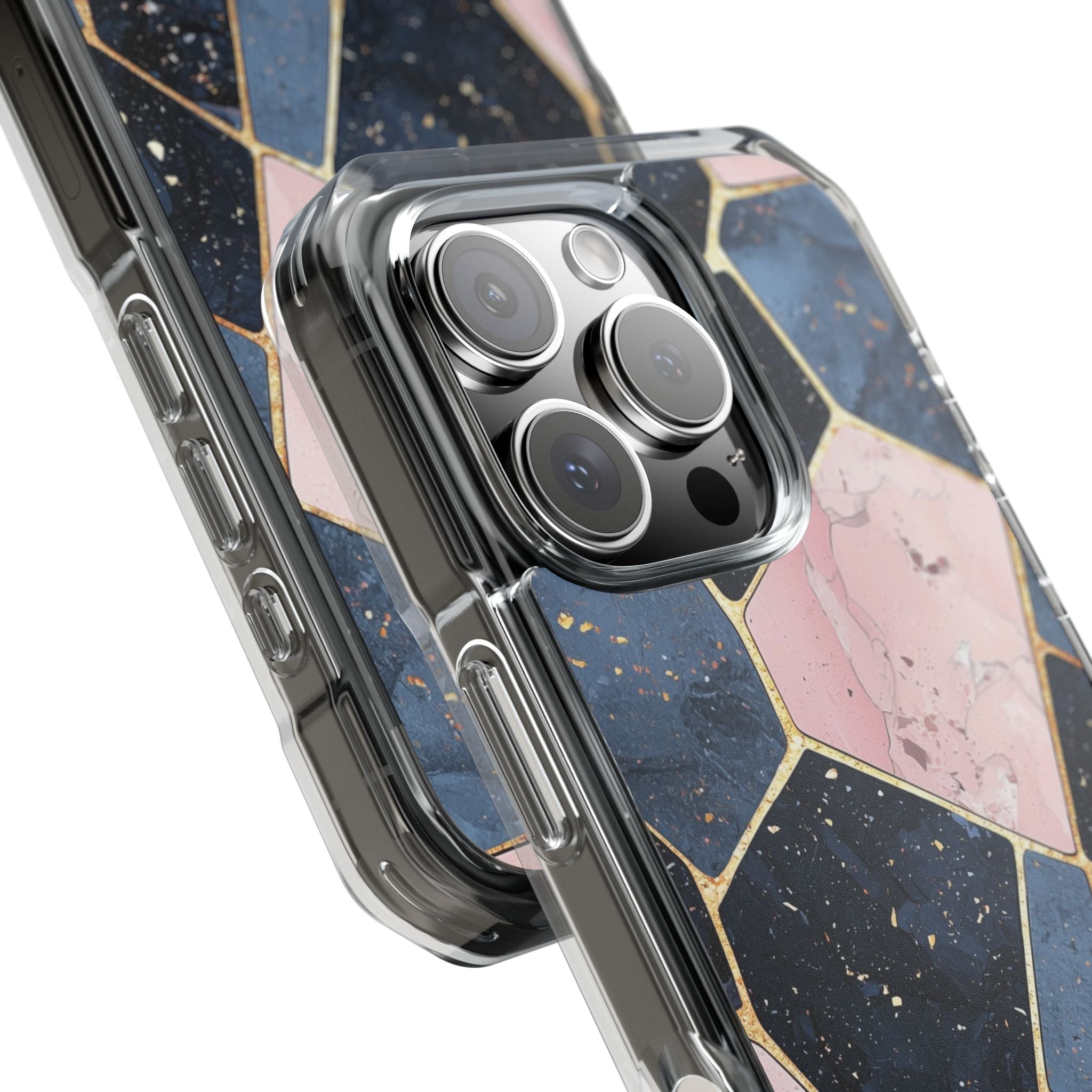 Golden Mosaic iPhone 16 Pro Case - Impact