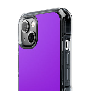 Purple Charm | Handyhülle für iPhone (Clear Impact Case - Magnetisch) 