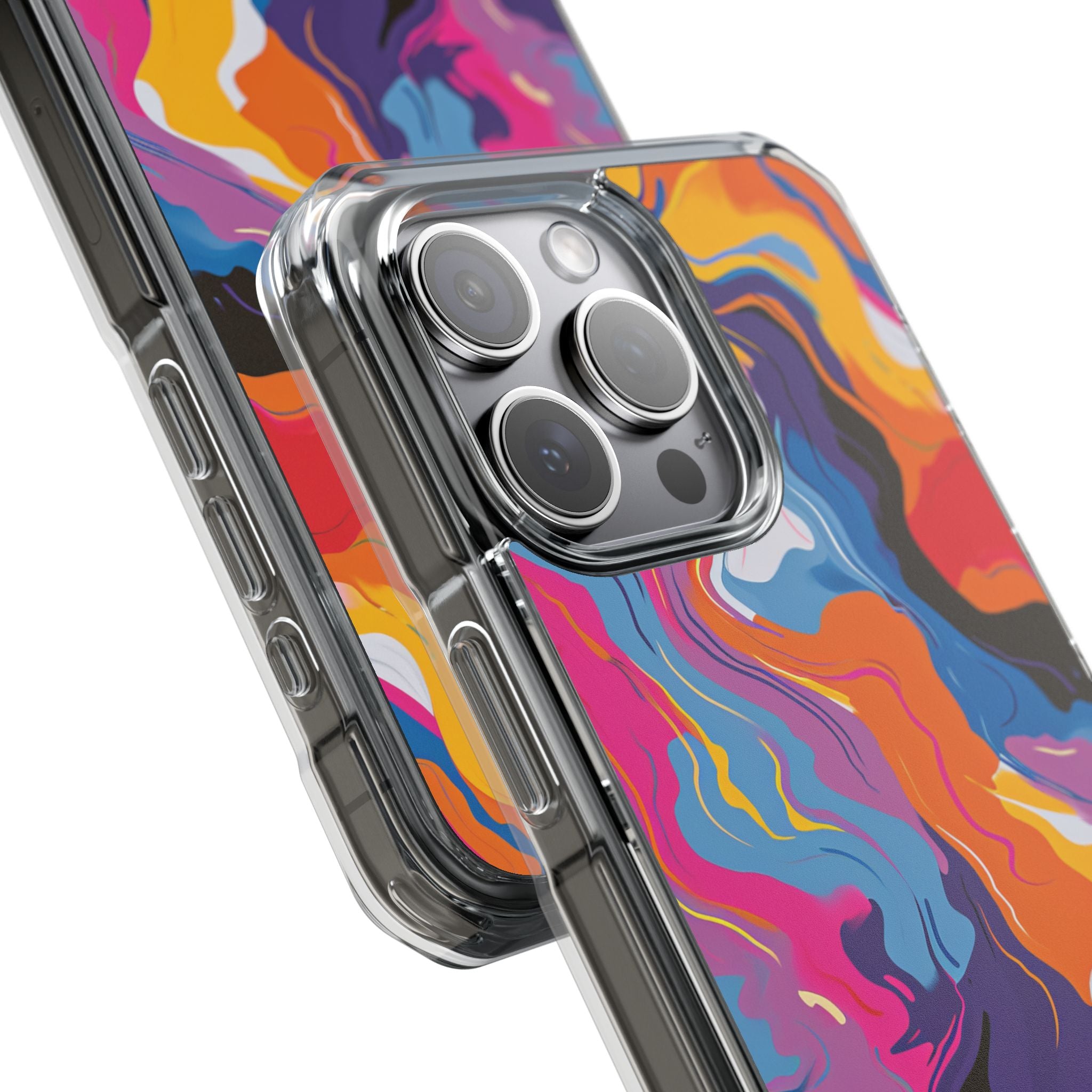 Vortex Colorwave iPhone 15 - Clear Impact Phone Case