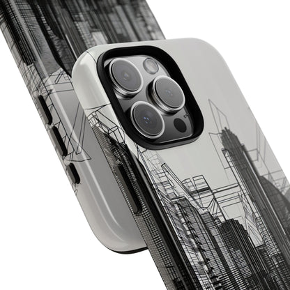 Urban Symphony: Monochromatic Lines - for iPhone 16