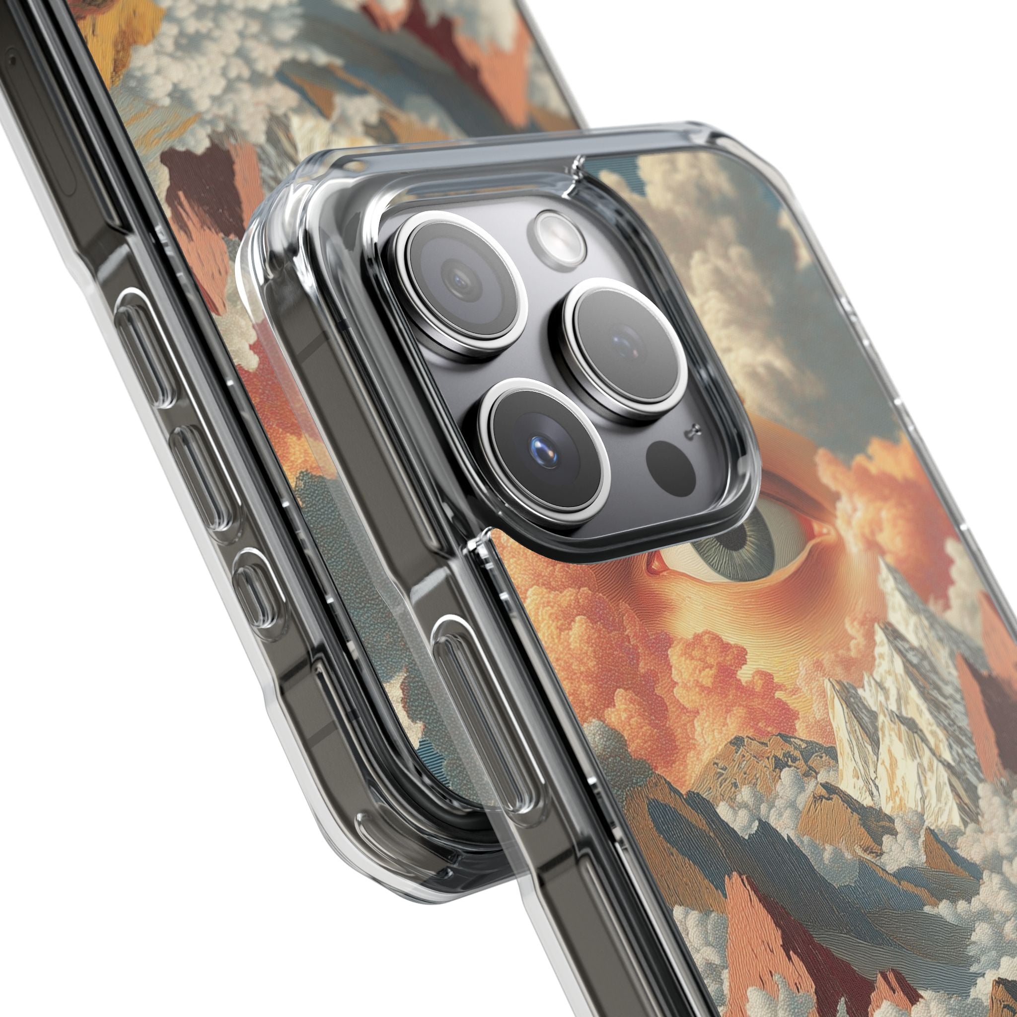 Eye Reflects Mountains iPhone Case - Impact