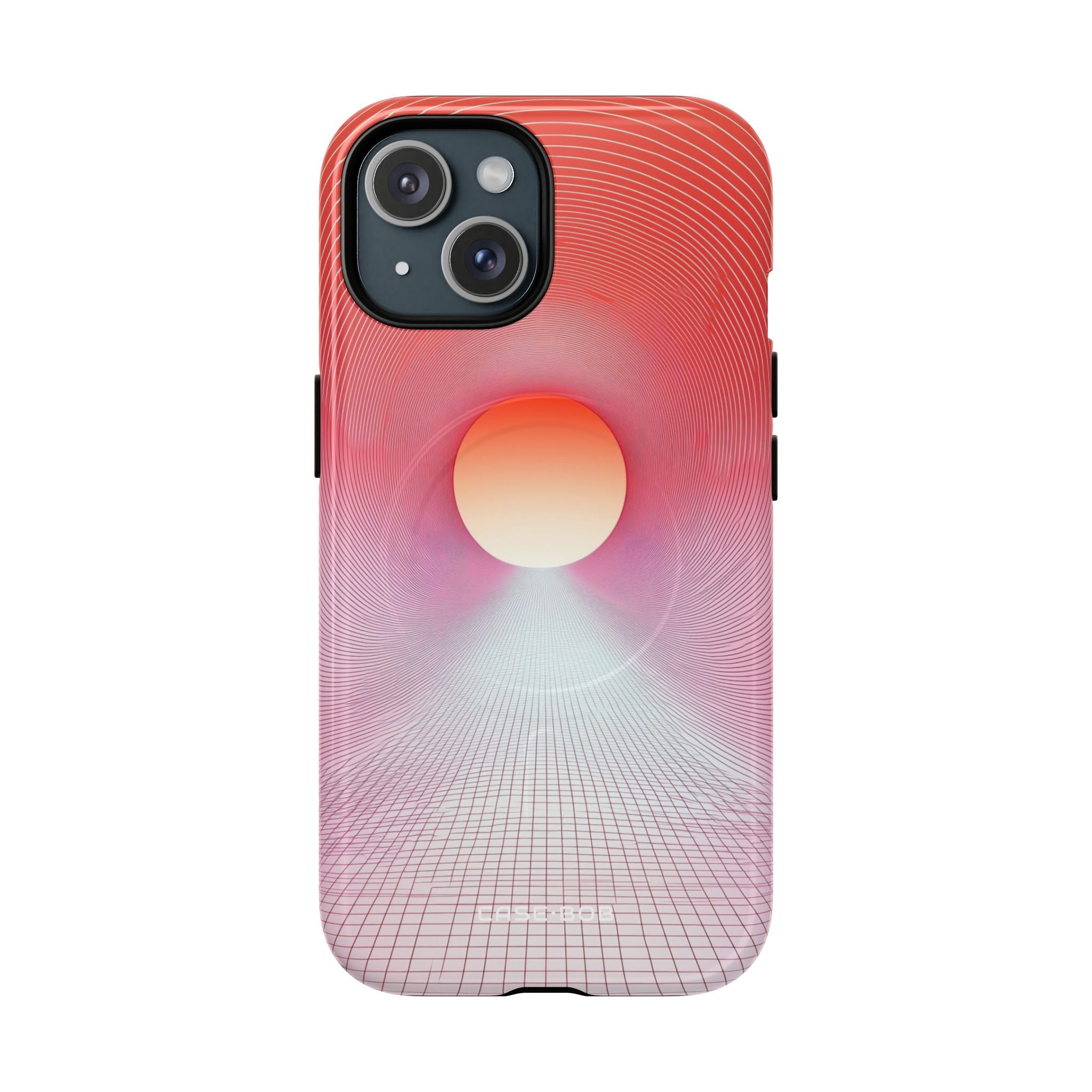 Orange Portal iPhone 15 Case - Tough+