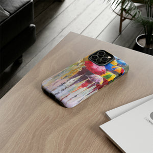 Oil Painting - Rainy Day - Protective Phone Case