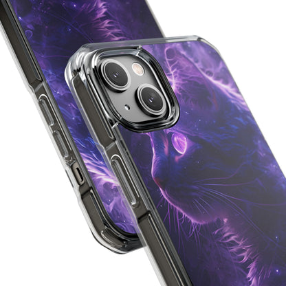 Mystical Starlit Cat iPhone Case - Impact