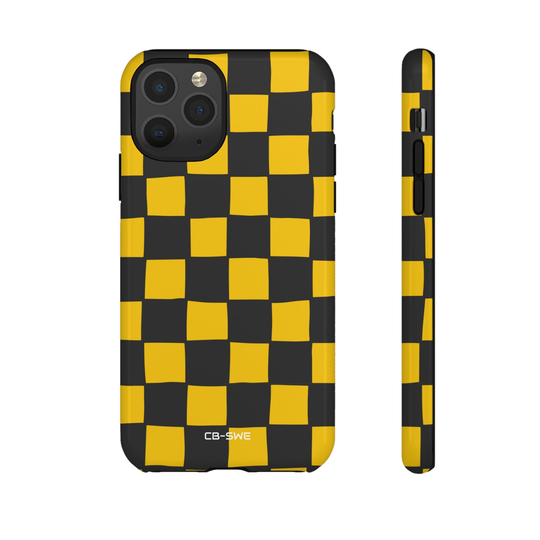 Yellow Squares Dance - iPhone Case