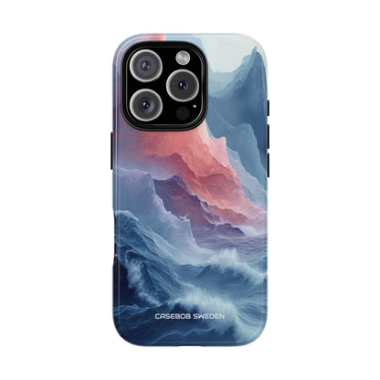 Mountain Wave Serenity - Tough iPhone 16 Phone Case