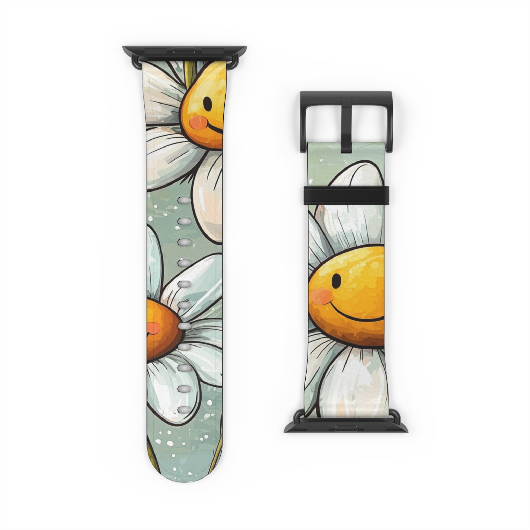 Smiling Daisies Burst - Watch Band