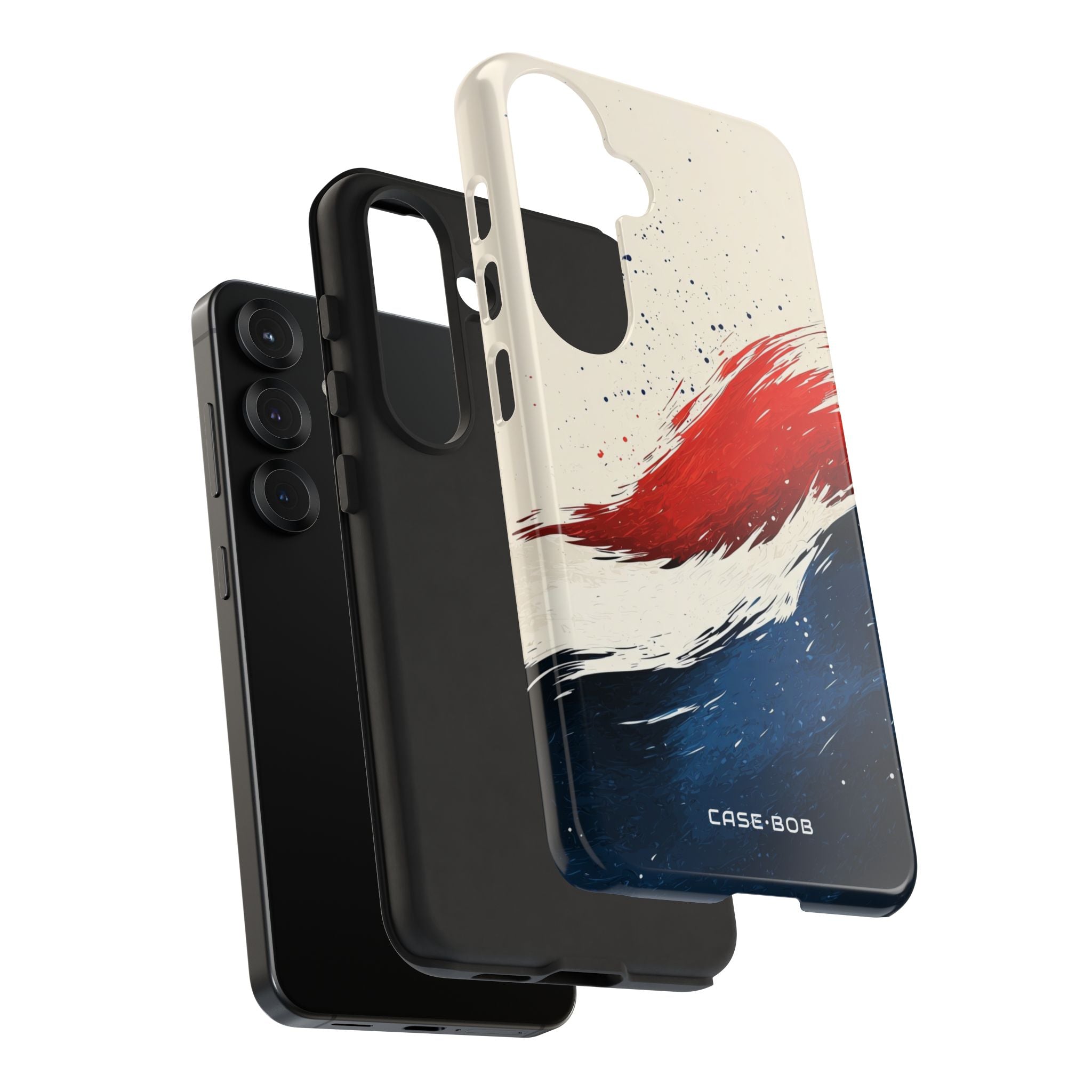 Red Surge Samsung S25 Case - Tough