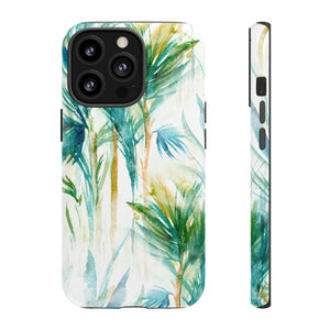 Watercolor Tropical Trees - Protective Phone Case