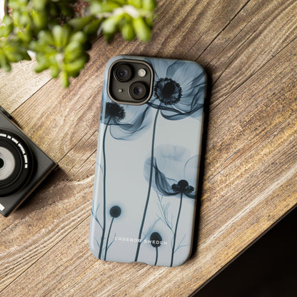 Ethereal X-Ray Flowers iPhone 15 - Tough Phone Case