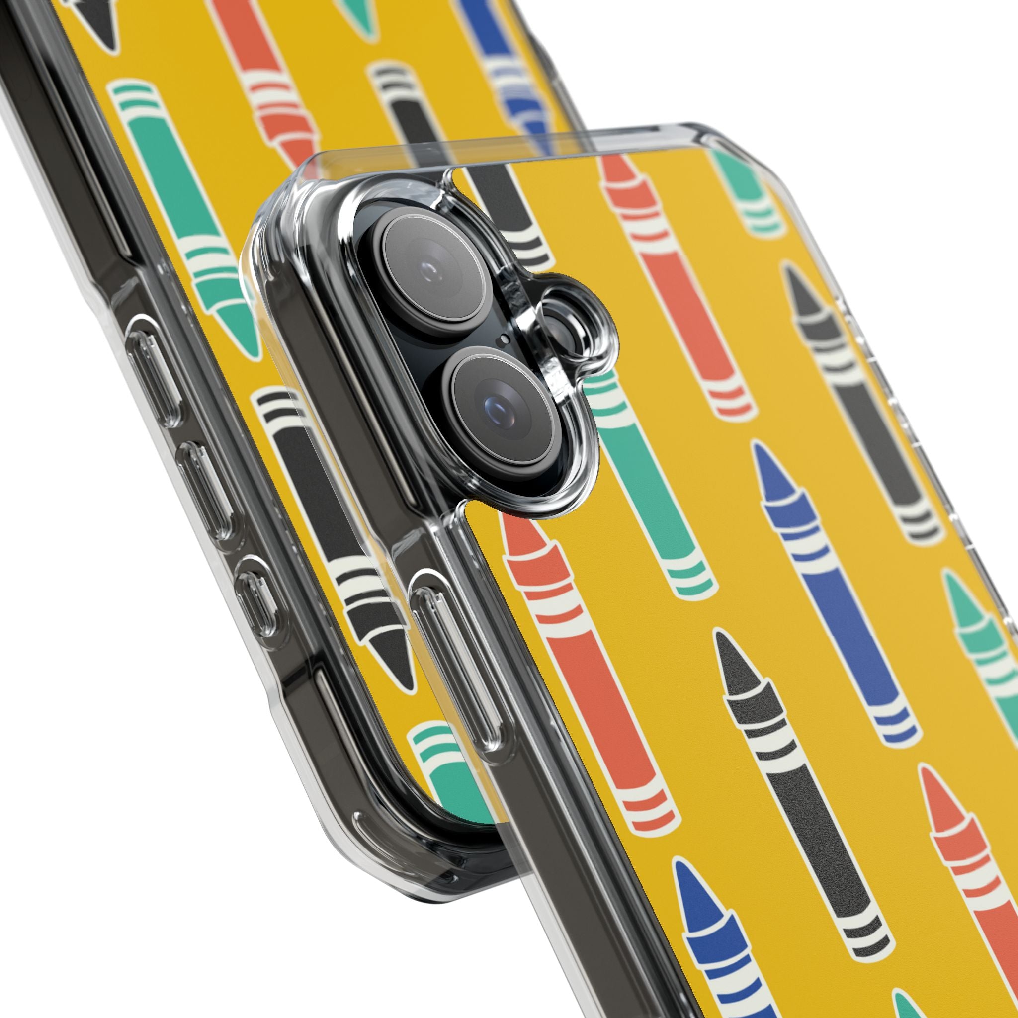 Crayons Dance Joyfully iPhone Case - Impact