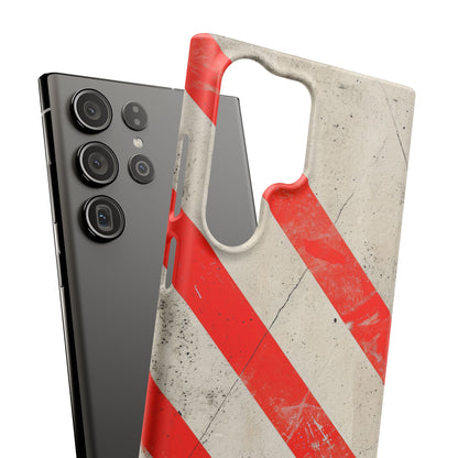 Striker Crimson Stripes Samsung S23 - Slim Phone Case