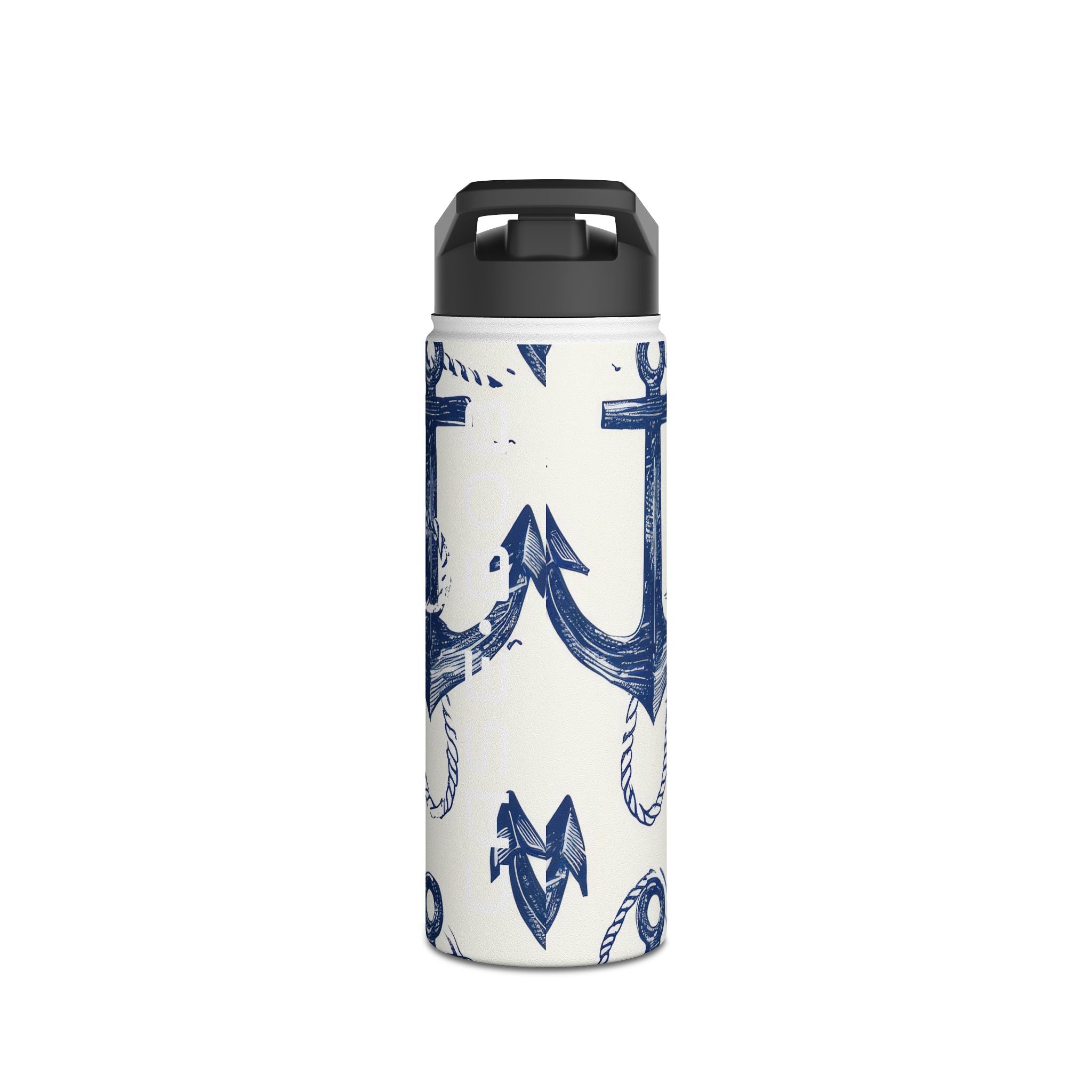 Blue Anchor Breeze - Stainless Steel Water Bottle