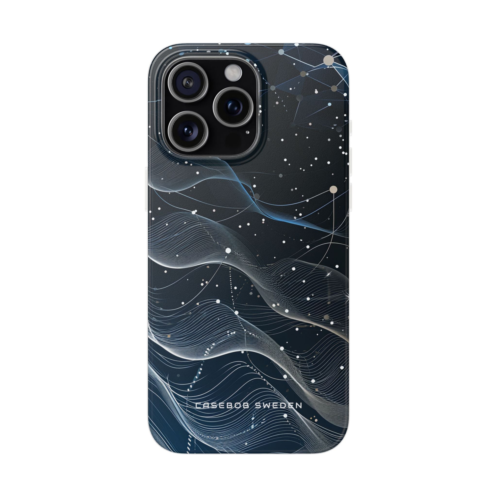 Gradient Neural Waves iPhone 15 - Flexi Phone Case