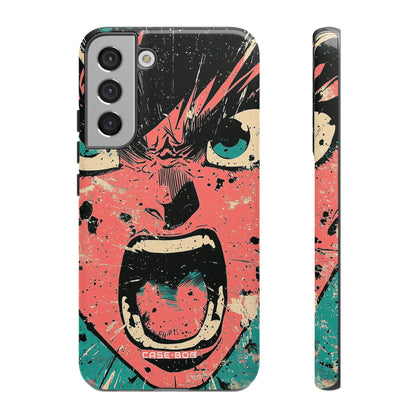 Screaming Face Pink Samsung S22 Plus Case - Tough