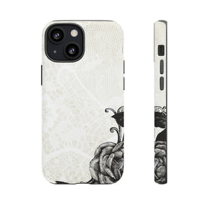 Rosett Gothic Flower - Protective Phone Case