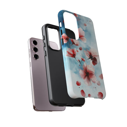 Pink Blossom Drift Samsung S23 Plus Case - Tough