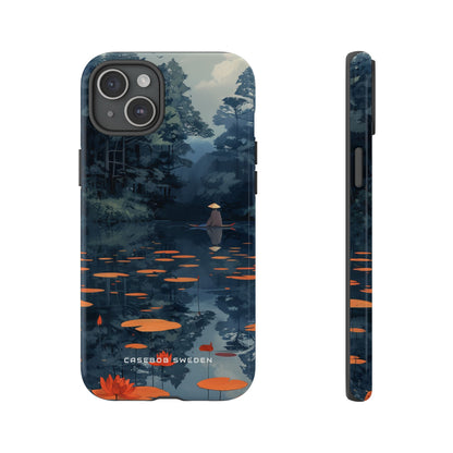 Tranquil Lotus Reflections iPhone 15 - Tough Phone Case