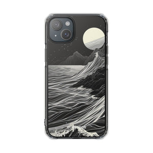 Moonlit Serenity – Handyhülle für iPhone (Clear Impact – Magnetisch)