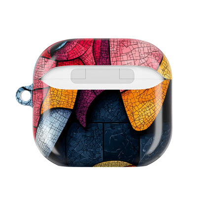 Blue Mosaic Elephant - AirPods Case