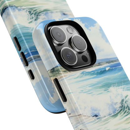 Serene Coastal Watercolors - iPhone Case
