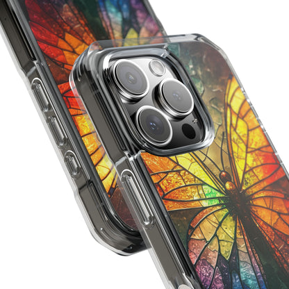 Stained Glass Butterfly iPhone 16 Pro Case - Impact