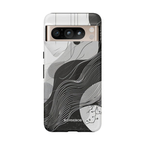 Monochrome Elegance | Protective Phone Case for Google Pixel