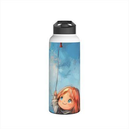 Heart Balloon Glow - Stainless Steel Water Bottle