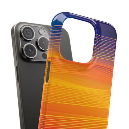 Gradient Sunset Flow iPhone 15 - Slim Phone Case