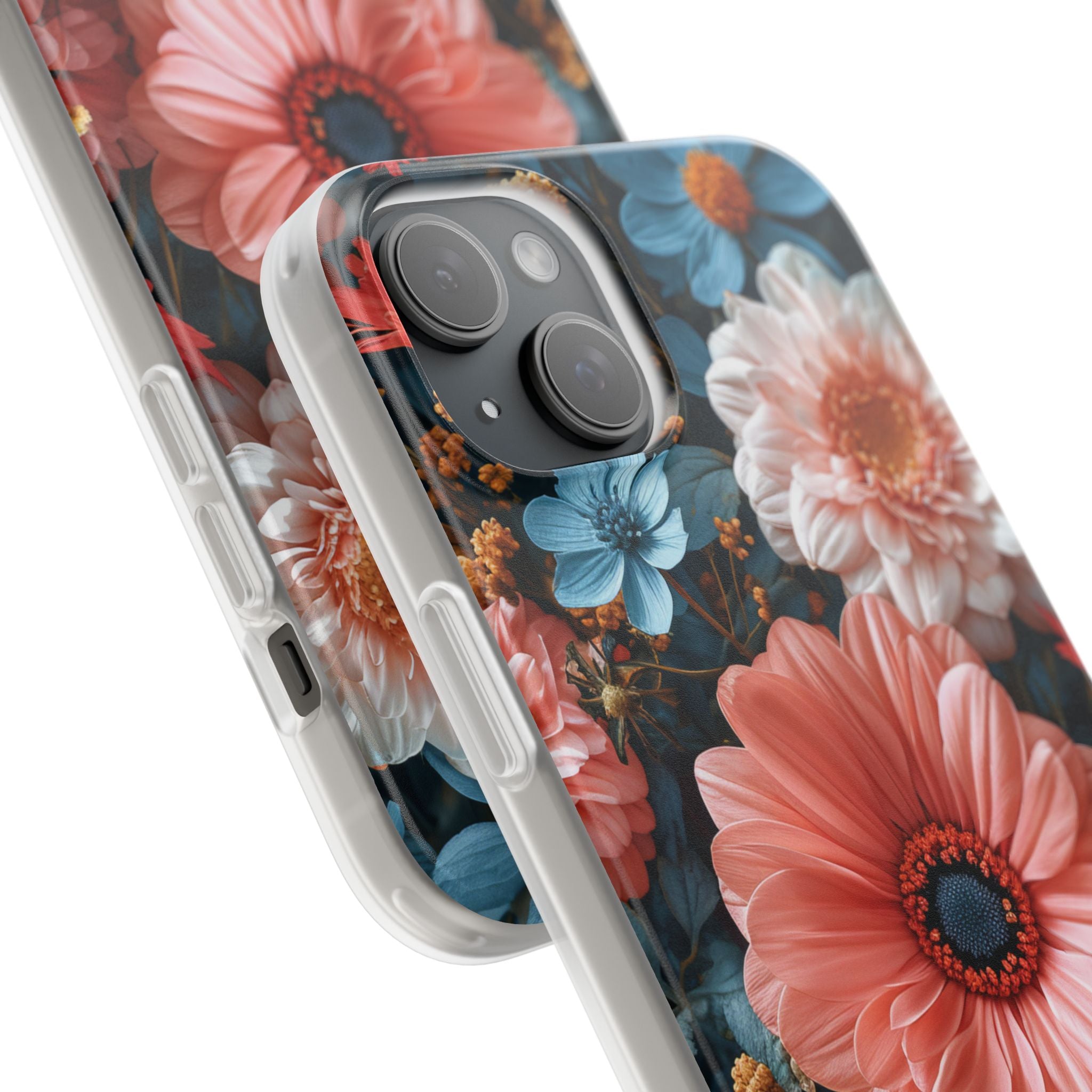 Surreal Floral Harmony iPhone 15 - Flexi Phone Case