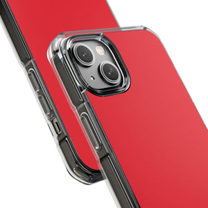 Imperial Red | Phone Case for iPhone (Clear Impact Case - Magnetic)