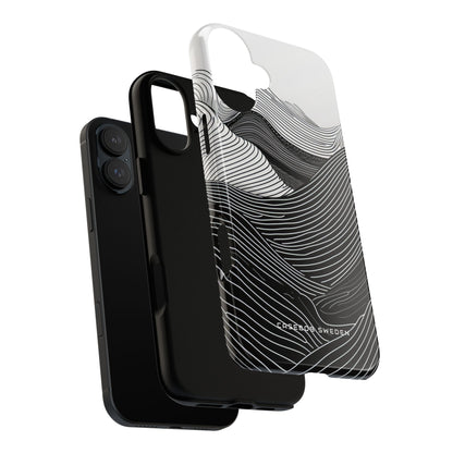 Undulating Horizon Waves iPhone 16 - Tough Phone Case