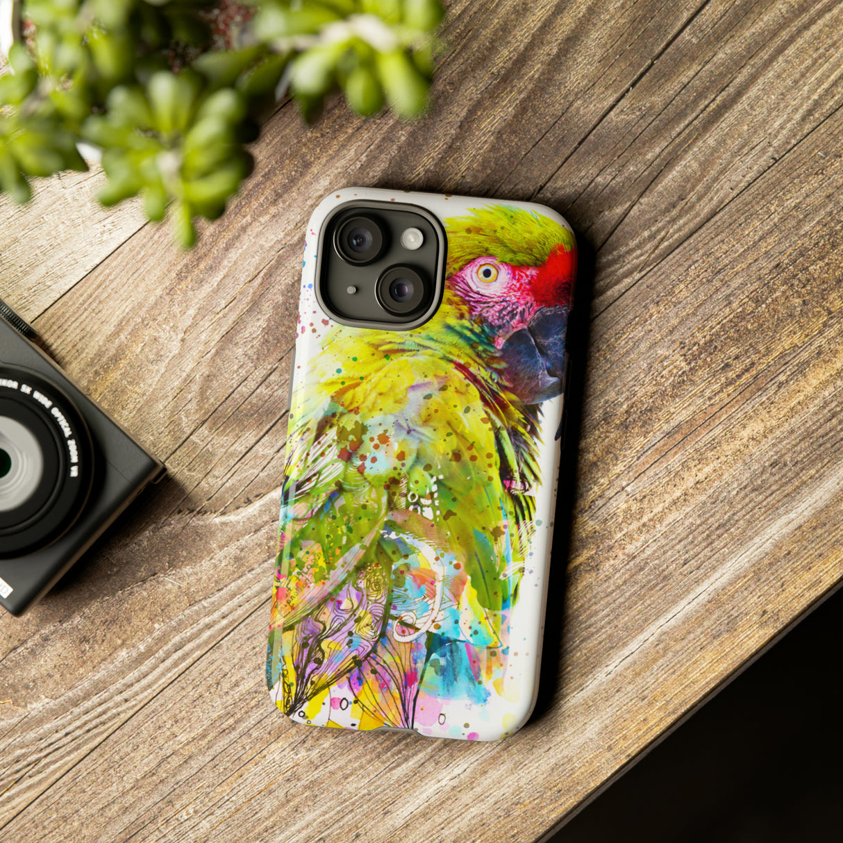 Colorful Parrot - Protective Phone Case