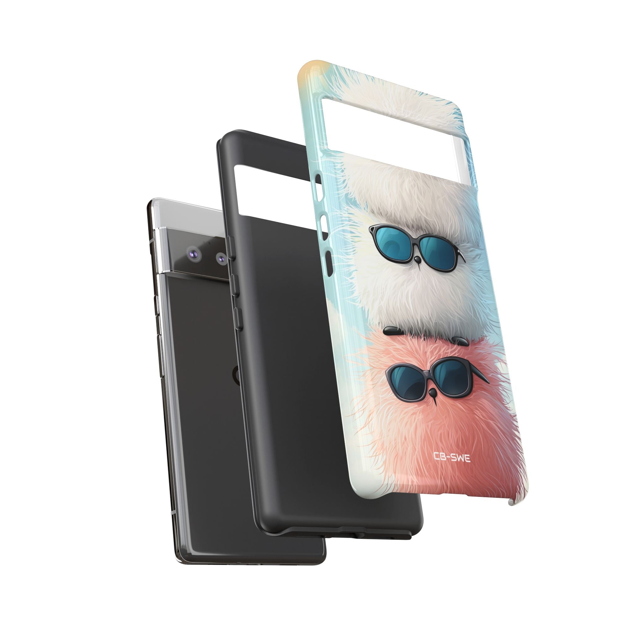 Fluffy Creatures Stack - Google Pixel Case