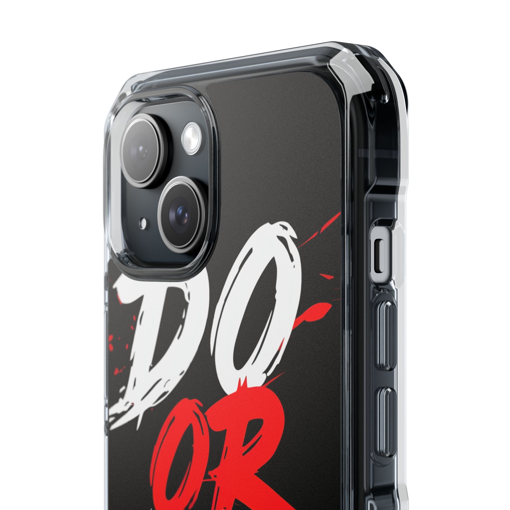 Intense Typography Contrast iPhone Case - Impact