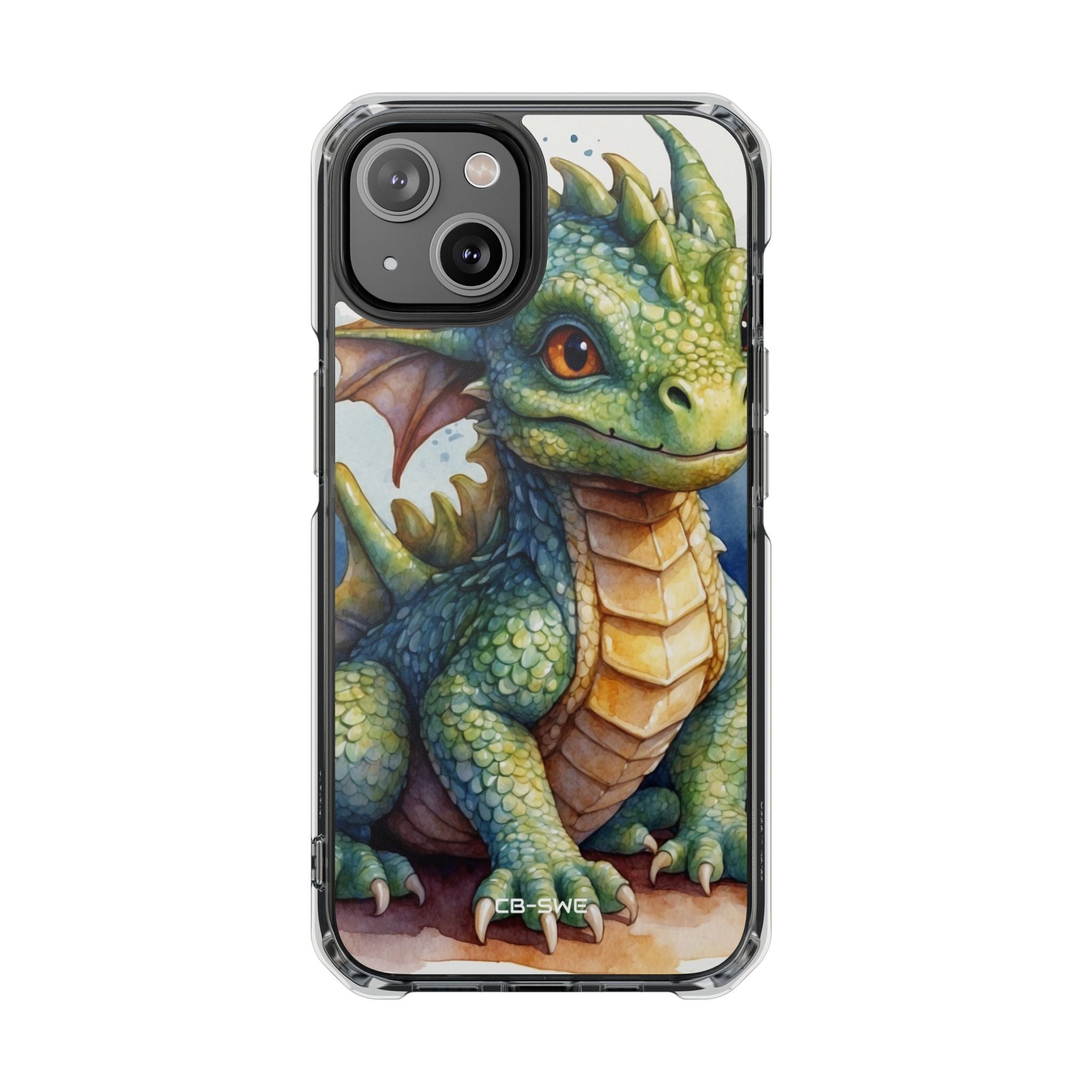 Green Dragon Smiles iPhone Case - Impact