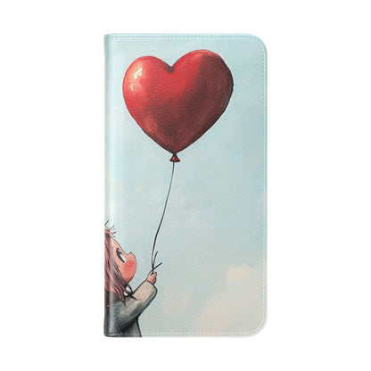 Heart Balloon Whimsy - Samsung S23+ Case - Wallet