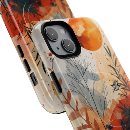 Orange Solstice iPhone 14 Plus Case - Tough+