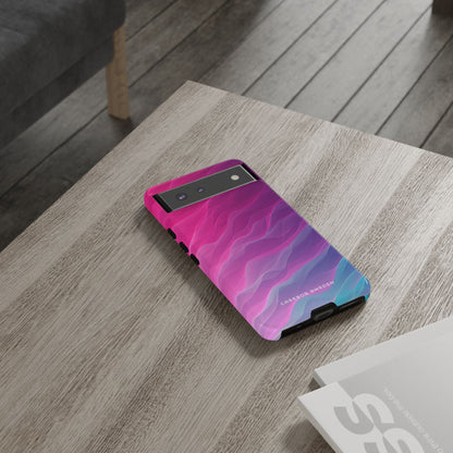 Gradient Oceanflow Waves Google Pixel 6 - Tough Phone Case