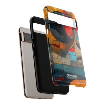 Futuristic Cubist Visions Google Pixel 8 - Tough